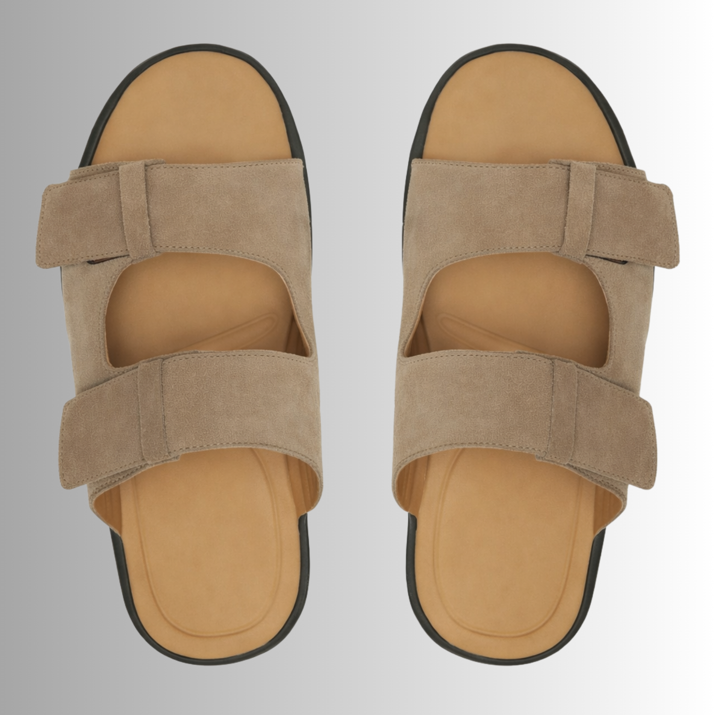 Sandalias de Cuero Hombre