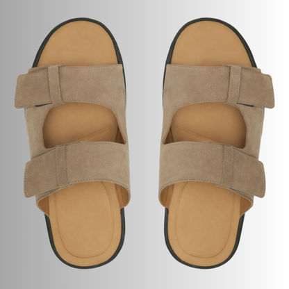 Sandalias de Cuero Hombre